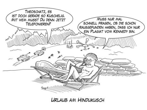 Guttenberg in höchster Not Guttenberg in höchster Not